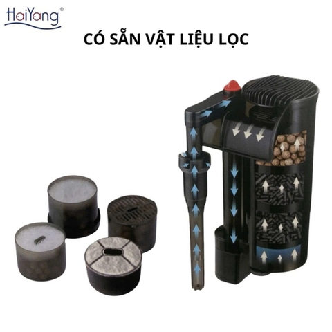 Lọc thác thế hệ mới HaiYang (Tích hợp lọc váng xoay) - Khoang lọc rộng rãi, mang đến hiệu năng xử lí nước mạnh mẽ