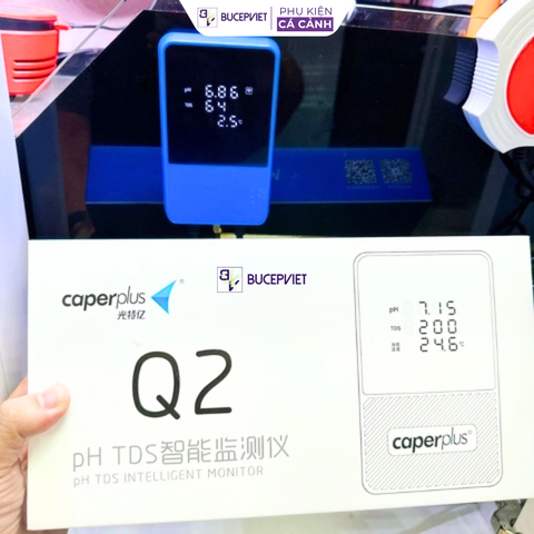 CaperPlus Q2 ĐO THÔNG SỐ PH, TDS , NHIỆT ĐỘ (Wifi) cho bể thủy sinh.
