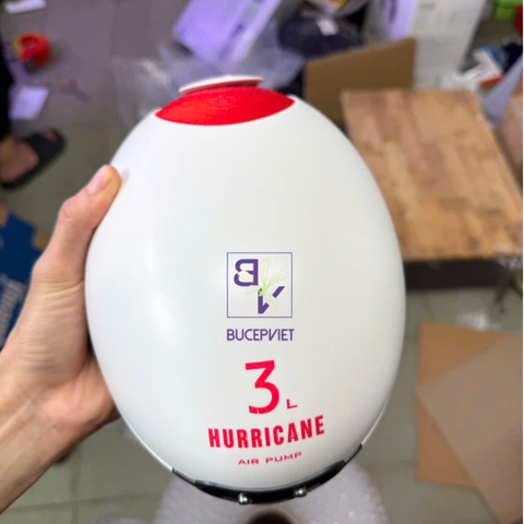 Máy sủi oxy HURRICANE – Siêu êm không rung, công nghệ mới, bền bỉ