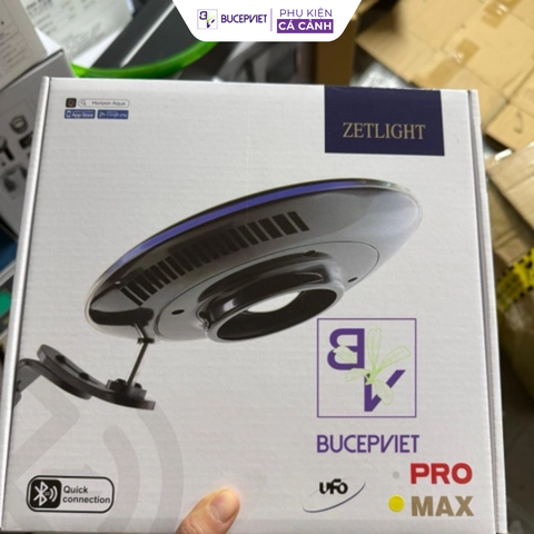 Đèn Zetlight UFO PRO MAX F8 – Đèn LED cho hồ thủy sinh, biotope, hiệu ứng sóng đẹp, điều chỉnh qua app
