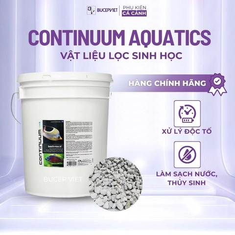 Vật liệu lọc Continuum Aquatics Bact-Rox 1L/5L - Hỗ trợ vi sinh, xử lý nước hồ cá biển thủy sinh