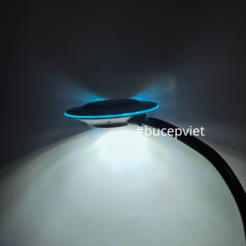 Đèn rọi kẹp UFO Mini hồ cá 5W USB - Điều chỉnh độ sáng, xoay 360 độ, chiếu sáng hồ cá mini cá cảnh