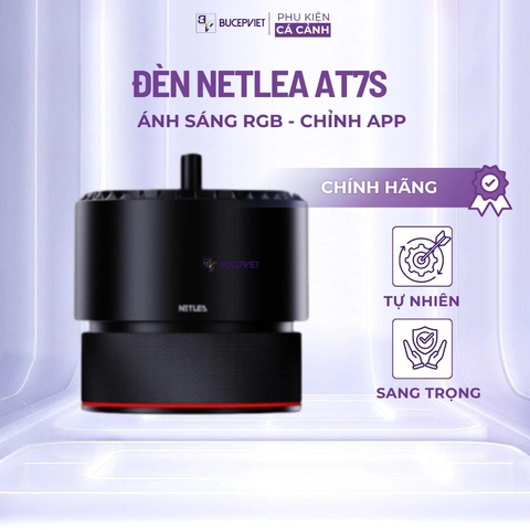 Đèn thủy sinh Netlea AT7S 90W/110W – WRGB cao cấp, điều khiển APP, ánh sáng mạnh, cây lên màu đẹp, tiết kiệm điện năng