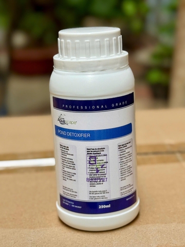Pond Detox - Giảm Stress tức thì. Khử độc nước, NH3,NH4, Clo dư, Kim loại nặng, các chất độc cho hồ cá cảnh