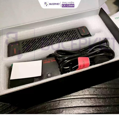 Sưởi bể cá Hurricane 300W-1200W thế hệ 2 - Bản nâng cấp mới, biến tần tiết kiệm điện, cảm biến kép, tự ngắt khi cạn nước