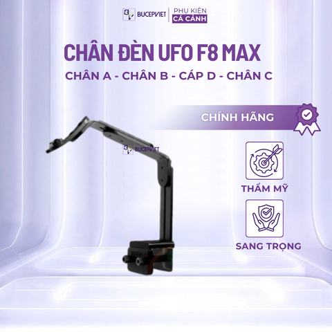 Chân đèn Zetlight UFO 8 Pro – 4 kiểu treo (A-B-C-D), chắc chắn, dễ lắp đặt