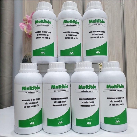 Vi sinh Multibio làm trong nước -  xử lý độc tố và làm trong nước bể thủy sinh
