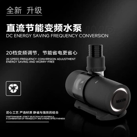 Bơm Mayin Super 3000-12000L/H – Điều chỉnh 20 tốc độ, tiết kiệm điện, chạy êm, cảnh báo cạn nước