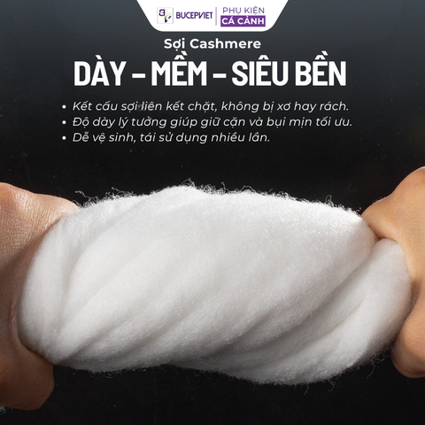 Bông Lọc Bể Cá Cashmere Giá Rẻ - Lọc Bụi, Phân Cá Cực Tốt