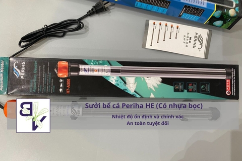 Sưởi Bể Cá Thủy Sinh Periha HE (Có nhựa bọc) - Sưởi hồ cá chất lượng cao