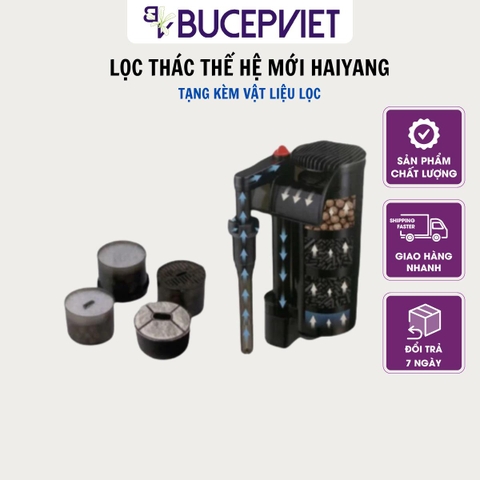 Lọc thác thế hệ mới HaiYang (Tích hợp lọc váng xoay) - Khoang lọc rộng rãi, mang đến hiệu năng xử lí nước mạnh mẽ