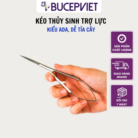 Kéo thủy sinh lò xo kiểu ADA , kéo trợ lực thuỷ sinh, kéo tỉa bấm lò xo