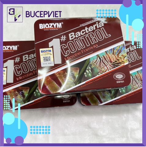 Biozym Bacteria Control - trị nấm cá, an toàn cho hệ vi sinh hồ cá thuỷ sinh