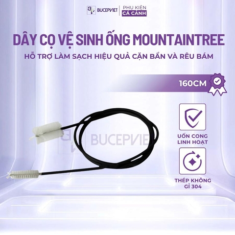 Dây cọ vệ sinh ống In Out MountainTree 160cm - Làm sạch ống lọc thủy sinh, thép không gỉ 304, uốn cong linh hoạt, sử dụng cho hồ thủy sinh