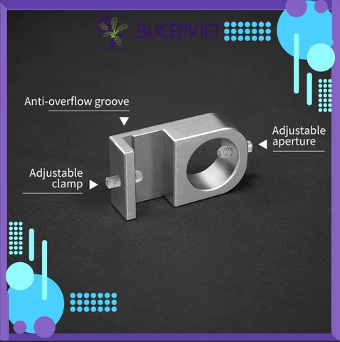 Kẹp In Out Week Aqua cho Fi12/16/20 - Sử dụng nhôm CNC cao cấp, cố định ống lọc thùng thủy sinh, chống trầy kính, thẩm mỹ gọn gàng