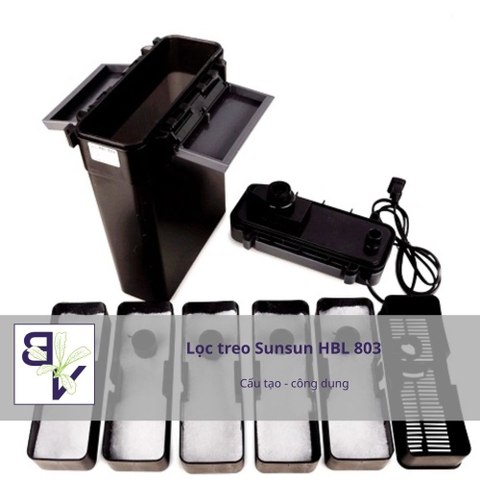 Lọc treo Sunsun HBL 803 giá rẻ cho bể cá cảnh thủy sinh