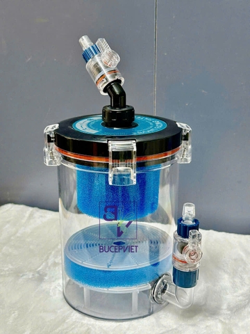 Lọc phụ Marine–  Vỏ trong suốt hỗ trợ lọc bụi mịn, làm trong nước bể cá thủy sinh, dễ dàng vệ sinh cho lọc thùng