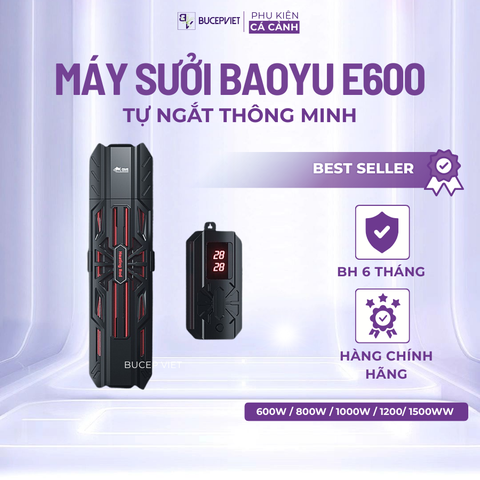 Máy sưởi bể cá Baoyu BY-E600