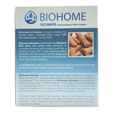 Vật liệu lọc Biohome Maxi 2.5kg - Nhập khẩu Anh Quốc, hỗ trợ xử lý Amoniac Nitrit Nitrat, tăng hiệu quả lọc sinh học hồ cá