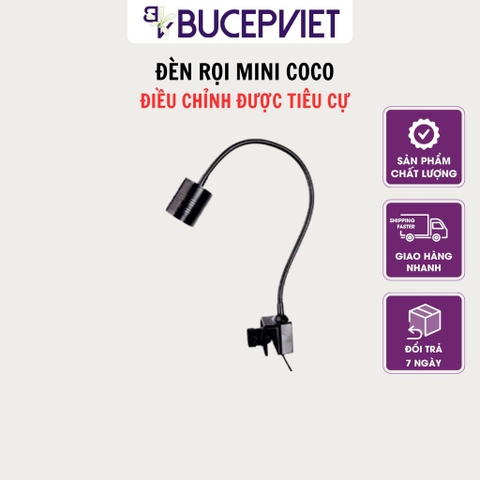 Đèn Rọi Mini Coco - Điều Chỉnh Tiêu Cự - Đèn Thủy Sinh Phù Hợp Bể Cá Cảnh, Bán Cạn, Tiếu Cảnh, Biotop