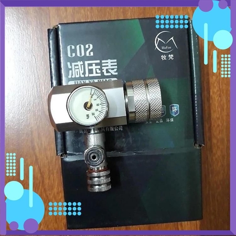 Van cơ tinh chỉnh CO2 Mufan - Tặng kèm 2m dây và van 1 chiều
