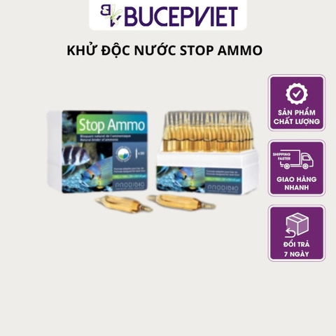 Khử độc nước Prodibio Stop Ammo - Xử lý Amoniac, khử NH3/PO4 cho bể thuỷ sinh, bể mặn siêu tốc, an toàn