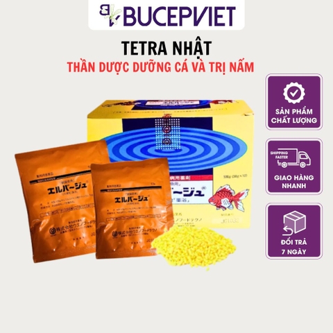Dưỡng cá Tetra Nhật Bản chính hãng – Trị nấm, khử khuẩn, hỗ trợ cá khỏe mạnh cho bể cá
