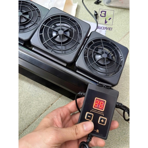 Bộ cảm biến nhiệt độ Marine - Tự động bật tắt quạt theo nhiệt độ, điều chỉnh 3 cấp gió, làm mát bể cá thủy sinh