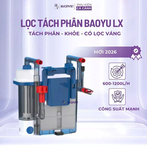 Lọc thùng Sunsun HW 702A-704A – Lọc ngoài hồ cá thủy sinh, làm trong nước mạnh mẽ, vận hành êm cho bể cá cảnh