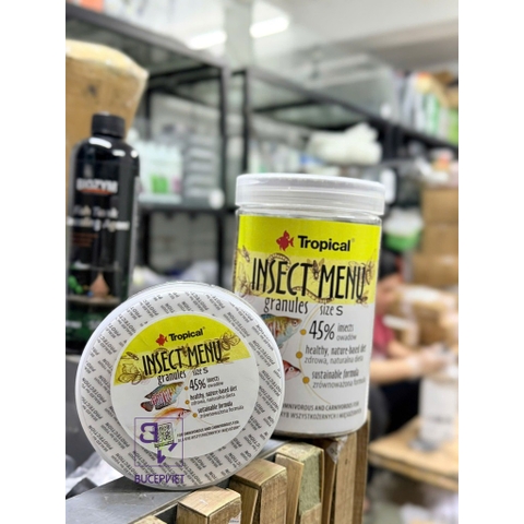 Tropical Menu Insect (Size S) - Thức ăn cá cảnh cao cấp thành phần từ Côn Trùng rất giàu Protein