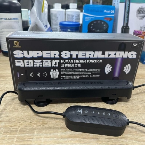 Đèn UV Diệt Khuẩn Mayin 7W – Cảm Biến Tự Tắt, Hẹn Giờ Tiện Lợi, Phù Hợp Bể Cá 2m Trở Xuống