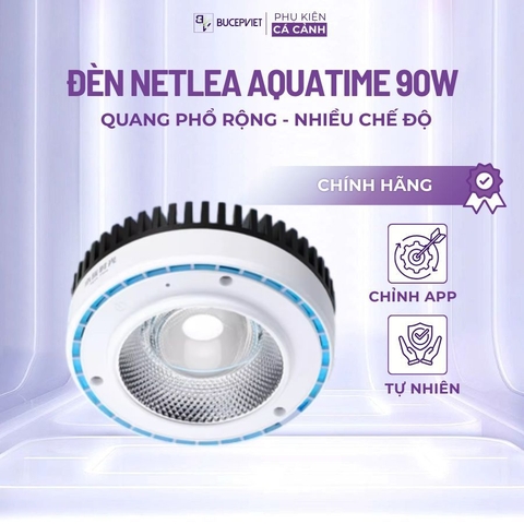 Đèn Netlea Aquatime AT900WS  - Đèn LED bể cá, thủy sinh tùy chỉnh qua App, ánh sáng tự nhiên (KÈM GIÁ TREO)