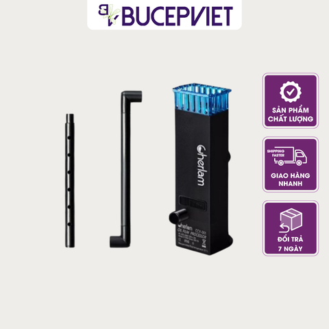 Lọc váng Cherlam 3W 300L/h - Hút váng mặt nước, tạo oxy bằng dàn phun mưa, vận hành siêu êm cho hồ thủy sinh