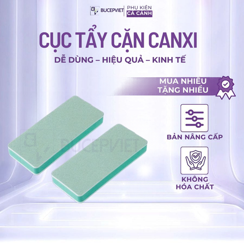 Cục tẩy cặn canxi AquaLux Magic Clean - Hỗ trợ làm sạch kính hồ cá, xử lý cặn bám nhanh, dễ sử dụng