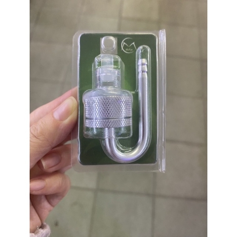 Đầu sủi CO2 Mufan inox - Sủi siêu mịn, tăng hòa tan CO2, gốm sủi thay thế cho hồ thủy sinh