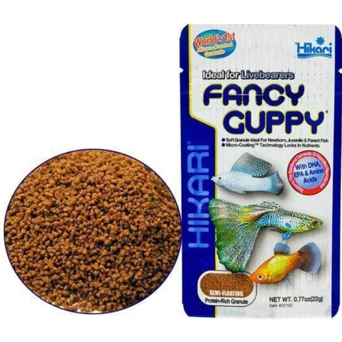 Thức ăn cá bảy màu Hikari Guppy Fancy Nhật Bản - Hỗ trợ lên màu đẹp, tăng sinh sản, ít đục nước cho cá Guppy