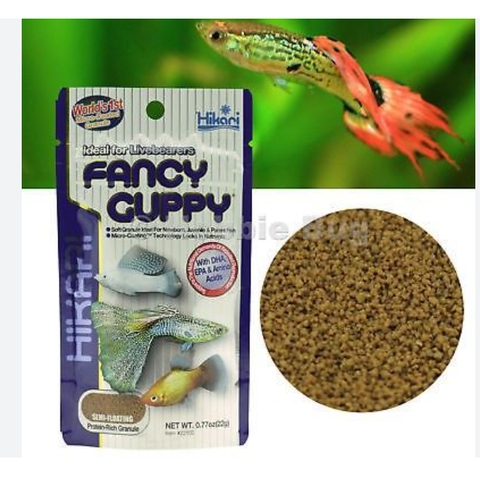 Thức ăn cá bảy màu Hikari Guppy Fancy Nhật Bản - Hỗ trợ lên màu đẹp, tăng sinh sản, ít đục nước cho cá Guppy