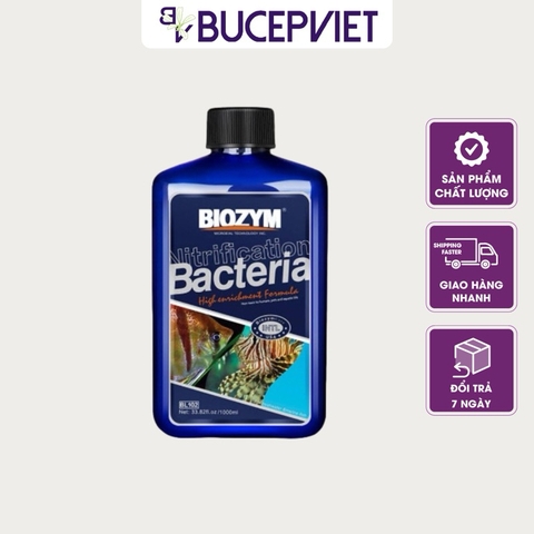 Vi sinh sống Biozym Nitrifying Bacteria 350ml/1000ml - Hỗ trợ làm trong nước, xử lý Amoniac NO2 NO3, ổn định hệ vi sinh hồ cá