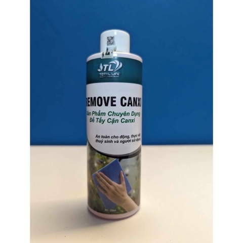 Dung Dịch Tẩy Cặn Remove Canxi TL Cho Bể Kính
