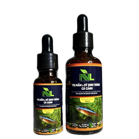 Trị nấm và ký sinh trùng cá cảnh NVL