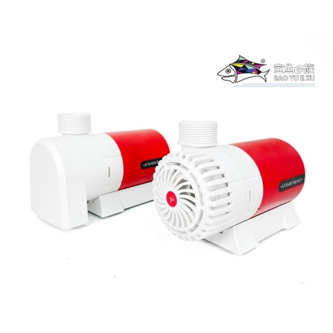 Máy bơm Baoyu BY-F điều khiển 12 chế độ - Tiết kiệm điện, bơm hồ cá hồ koi lọc tràn có phụ kiện hút đáy