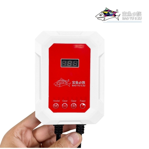 Máy bơm Baoyu BY-F điều khiển 12 chế độ - Tiết kiệm điện, bơm hồ cá hồ koi lọc tràn có phụ kiện hút đáy