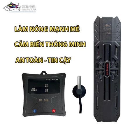 Máy sưởi bể cá 2 cảm biến  Baoyu BY - S800 600W-800W-1000W-1200W-1500W