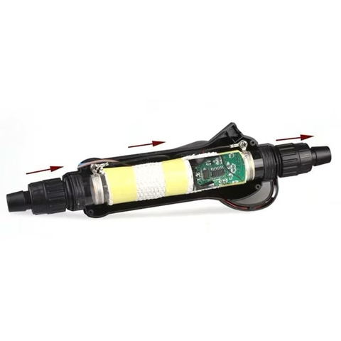 Máy sưởi ngoài Sunsun EH 300W-500W - Gắn lọc thùng, hiển thị LED, tiết kiệm diện tích, giữ nhiệt ổn định hồ cá
