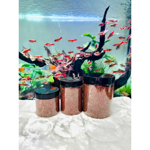 Cám cao cấp Hikari Mix 5in1 Super Red Thức ăn cám trùng huyết đỏ kích size, kích màu, hỗ trợ tiêu hóa cho cá