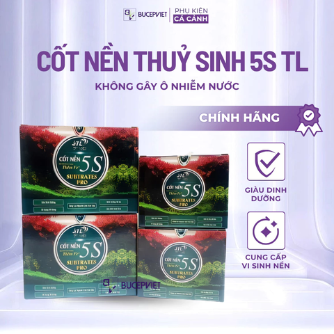 Cốt nền thuỷ sinh 5S TL - Cung cấp dinh dưỡng cho cây, bổ sung thêm Fe giúp cây lên màu đẹp