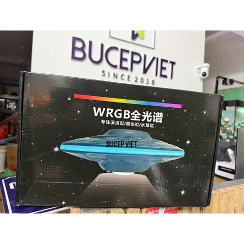 Đèn UFO Lux 80w Viền Xanh Chỉnh App (80W) - Hệ led cao cấp với 3 kênh màu RGB tuỳ chỉnh, kết hợp 14 chế độ ánh sáng