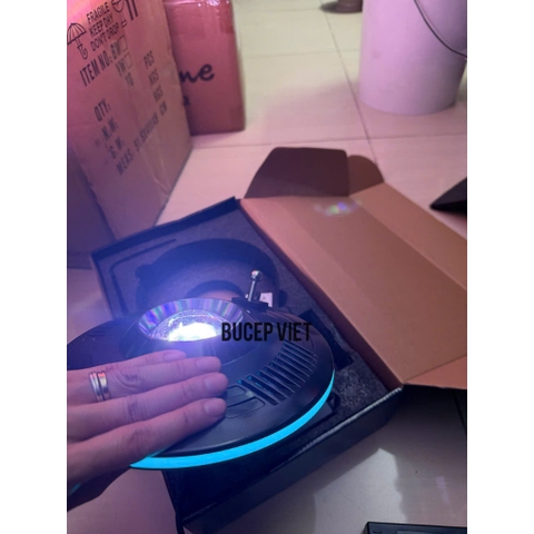 Đèn UFO Lux 80w Viền Xanh Chỉnh App (80W) - Hệ led cao cấp với 3 kênh màu RGB tuỳ chỉnh, kết hợp 14 chế độ ánh sáng