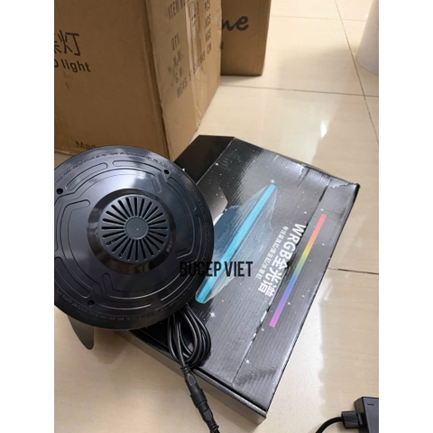 Đèn UFO Lux 80w Viền Xanh Chỉnh App (80W) - Hệ led cao cấp với 3 kênh màu RGB tuỳ chỉnh, kết hợp 14 chế độ ánh sáng