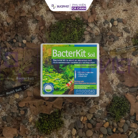 Vi sinh nền Prodibio Bacter Kit Soil bộ 2 ống - Khởi tạo hệ vi sinh nền, phân hủy cặn hữu cơ, hỗ trợ cây thủy sinh